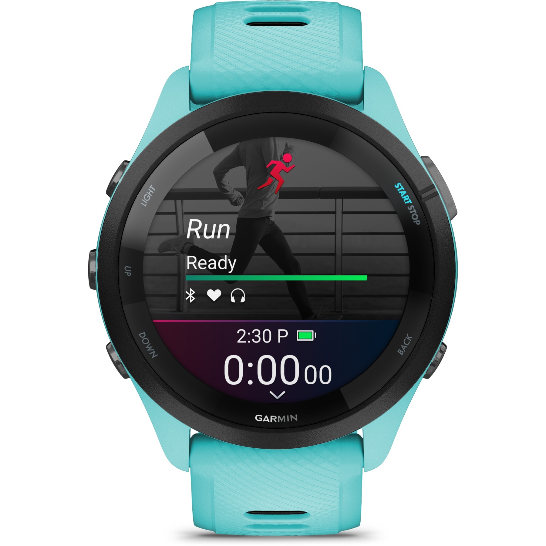 Garmin Forerunner 265 GPS Laufuhr türkisblau:schwarz