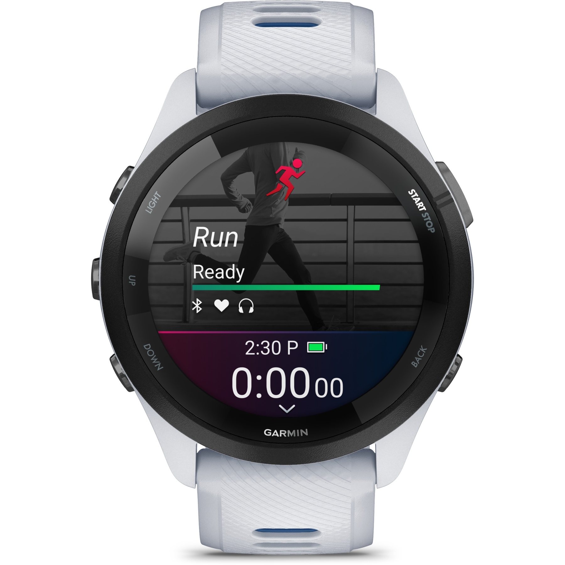 Garmin Forerunner 265 GPS Laufuhr weiß:dunkelblau