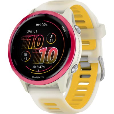 Garmin Forerunner 570 GPS Smartwatch 42mm Bone:Himbeerrot