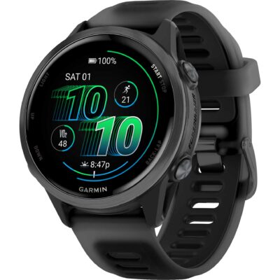 Garmin Forerunner 570 GPS Smartwatch 42mm Schwarz:Schiefergrau