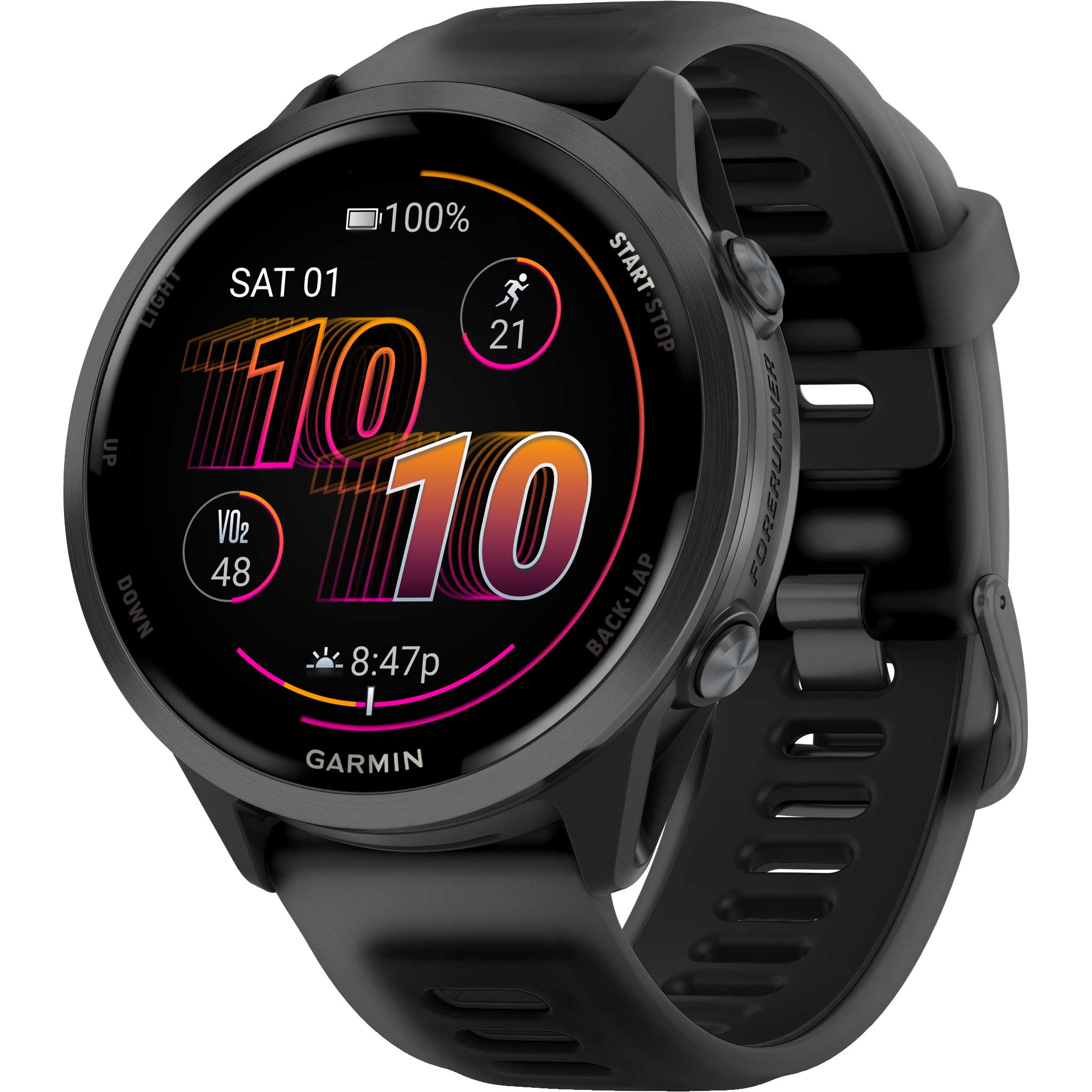 Garmin Forerunner 570 GPS Smartwatch 47mm Schwarz
