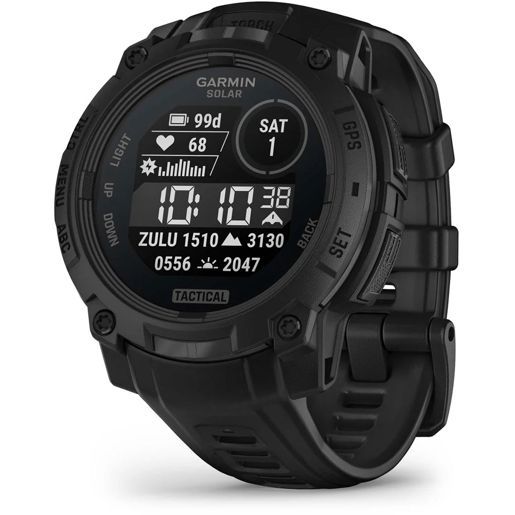 Garmin Instinct 3 Solar Tactical GPS Smartwatch 45mm schwarz
