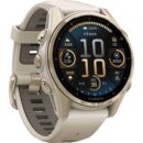 Garmin fenix 8 AMOLED Sapphire GPS Smartwatch 43mm Nebelgrau:Softgold