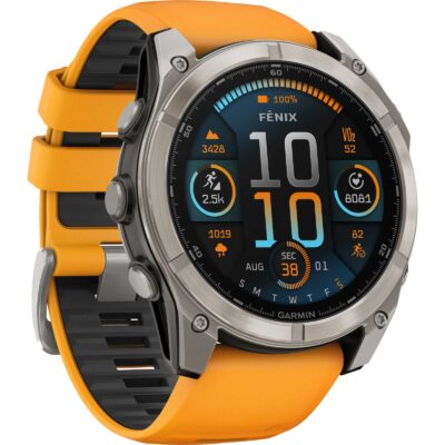 Garmin fenix 8 AMOLED Sapphire GPS Smartwatch 51mm Graphit:Titanium Titan