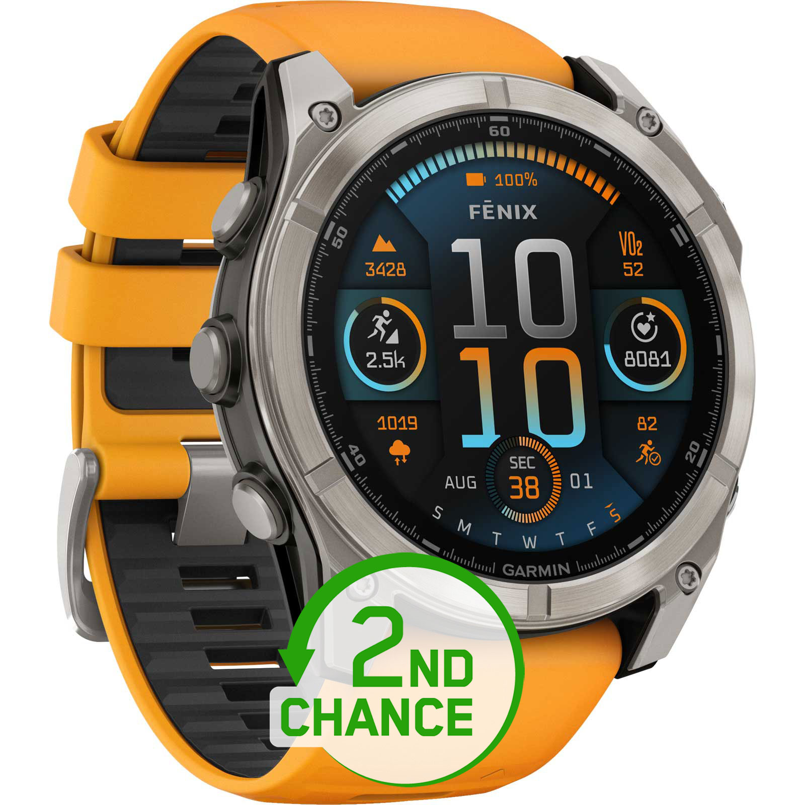 Garmin fenix 8 AMOLED Sapphire GPS Smartwatch 51mm