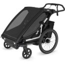 Thule Chariot Sport 2 Double Fahrradanhänger für 2 Kinder schwarz