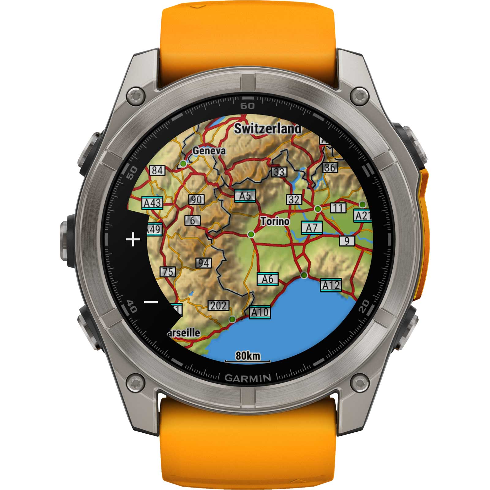 garmin fenix 8 amoled sapphire 51mm graphit sparkorange titanium 11 1728983