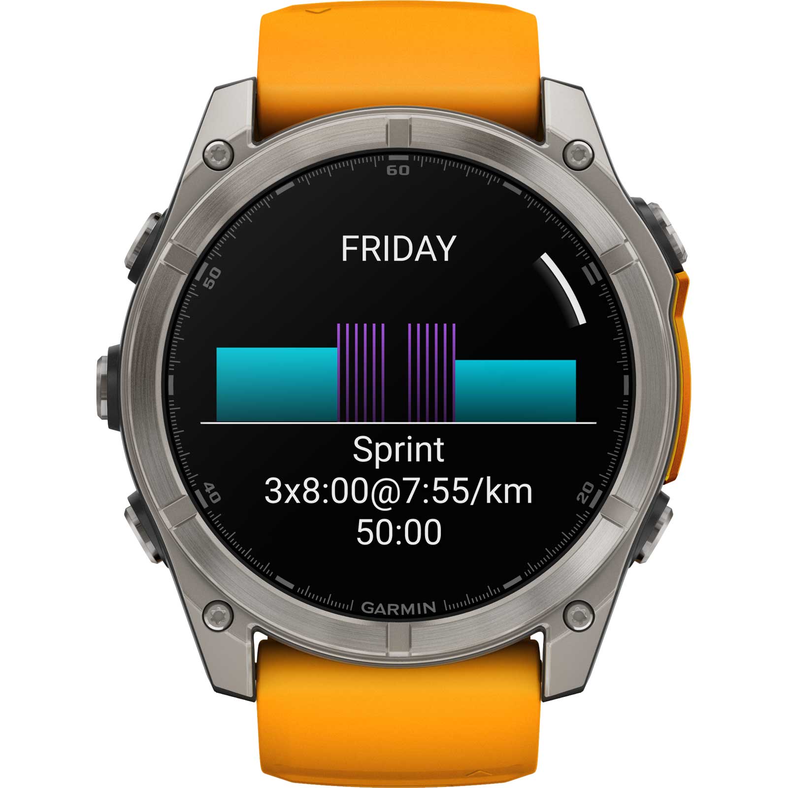 garmin fenix 8 amoled sapphire 51mm graphit sparkorange titanium 8 1728980
