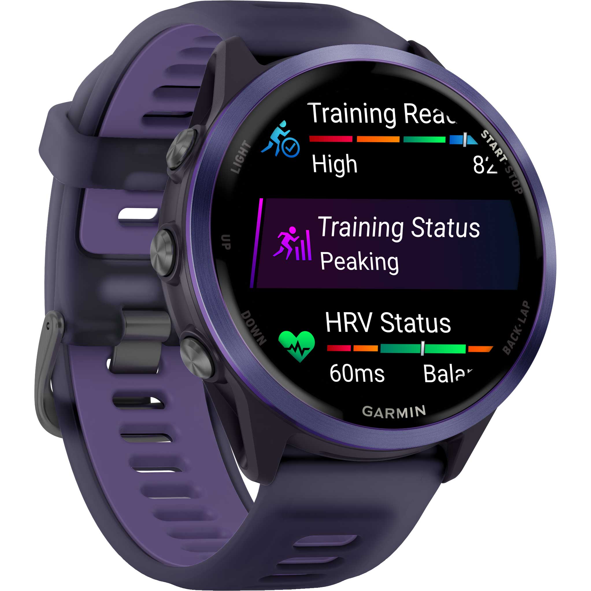 garmin forerunner 570 gps smartwatch 47mm imperialpurple indigo 04 1876644
