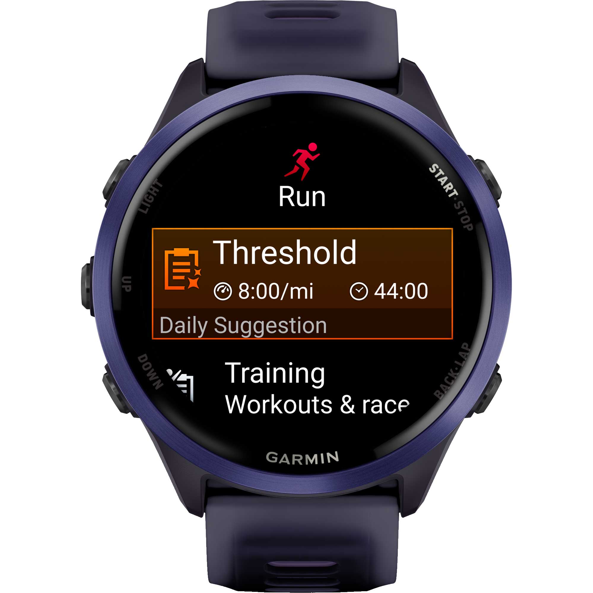 garmin forerunner 570 gps smartwatch 47mm imperialpurple indigo 05 1876645