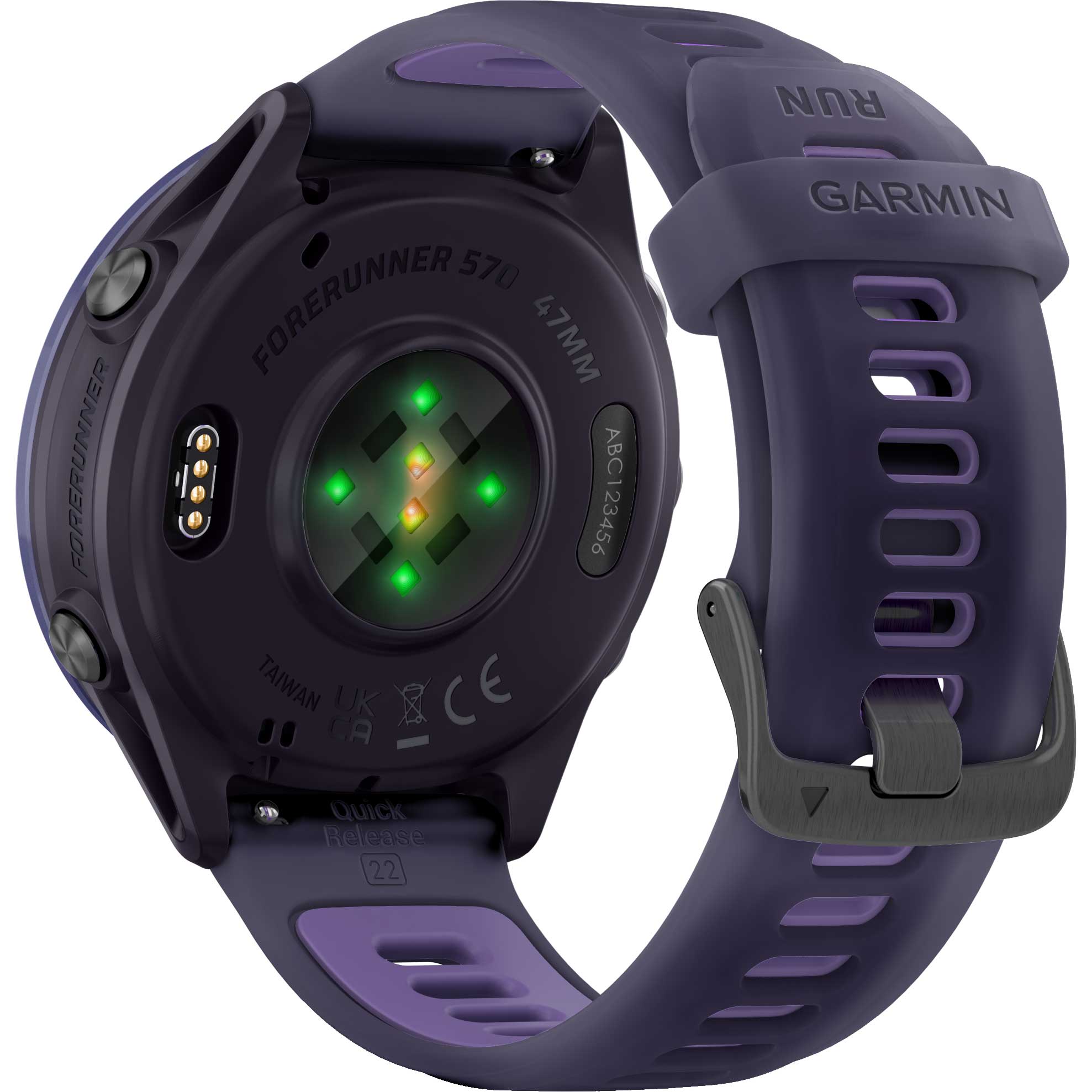 garmin forerunner 570 gps smartwatch 47mm imperialpurple indigo 08 1876648