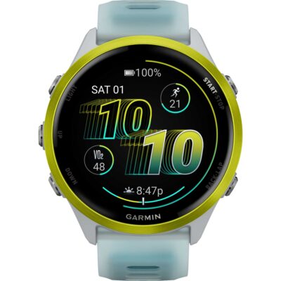 garmin forerunner 570 gps smartwatch 47mm whitestone ampyellow 01 1876652