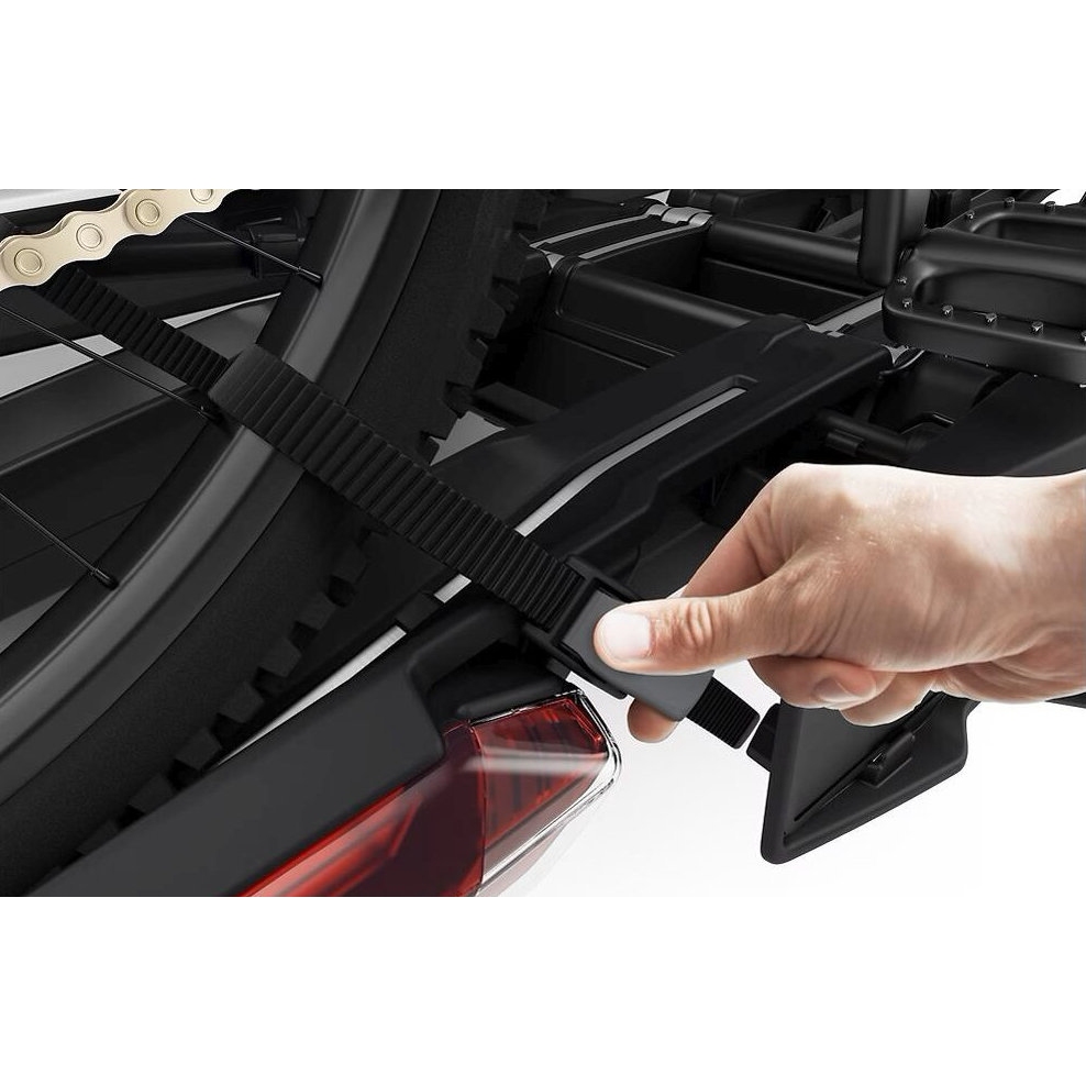 thule epos 2 foldable hitch platform bike rack for 2 bikes black 12 1648302