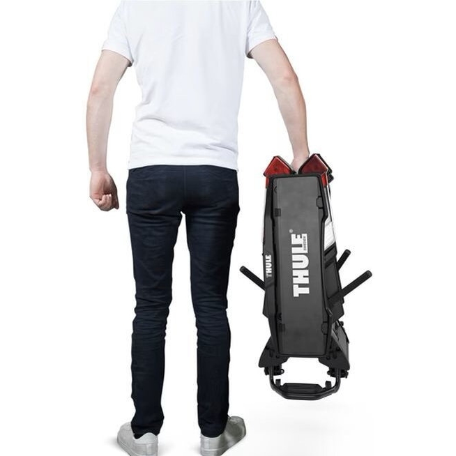 thule epos 2 foldable hitch platform bike rack for 2 bikes black 15 1648299